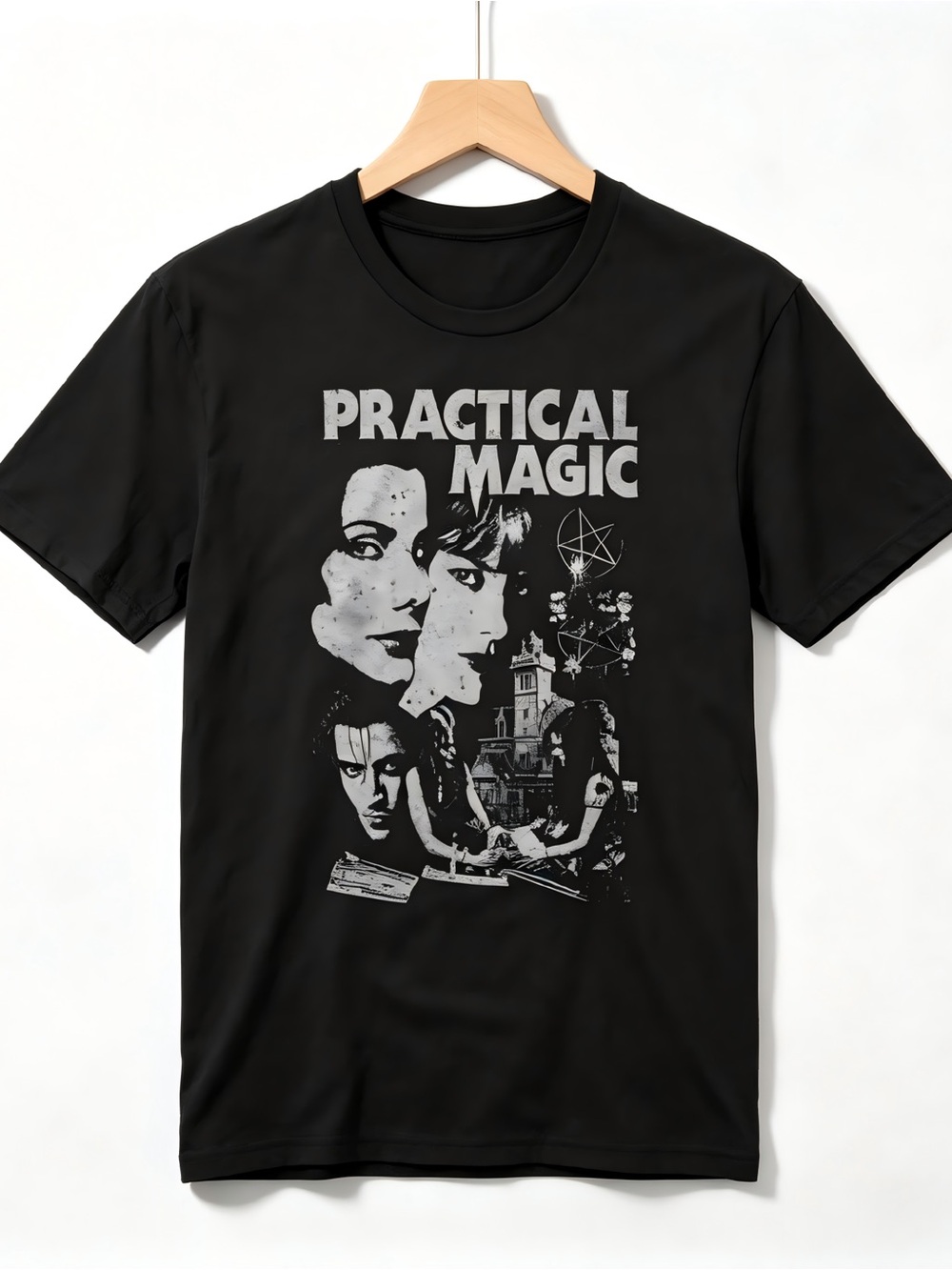 Practical Magic Horror Retro 90s T Shirt Movie Graphic Fan Gift Retro Witch